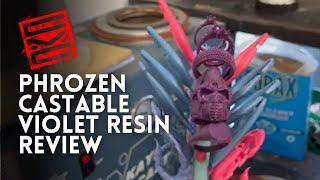 Phrozen Castable Resin Violet Review - Metal Casting Resin