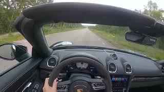 2024 Porsche Boxster GTS 4.0 POV, 0-100, ASMR, SOUND