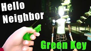 Hello Neighbor Alpha 4 - Green Key Secret Room - Mannequin Ending