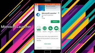 Beautiful theme & Powerful launcher | Microsoft Launcher | Easy access | Easy tech.