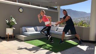 27 min HIIT partner workout with Ceri from Virgin Active | Vitality at Home