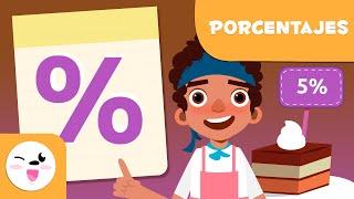 Porcentajes para niños % - ¿Qué es un porcentaje? - Matemáticas para niños