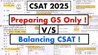 CSAT for UPSC :- *Simple Strategy* that Improved My Marks From 53 to 133 #thinkbasicfolks