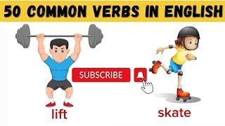 50 Common Verbs in English || English Listening and Speaking Practice || English Learning