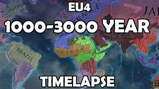 EU4: 1000-3000 Years Timelapse (DLC All and Extended Timeline)