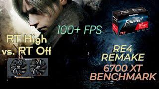 RX 6700 XT - Resident Evil 4 (2023) Performance Test - 1080p