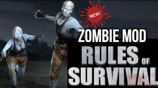 RULES OF SURVIVAL - ZOMBIE MOD!!! TOP 1?