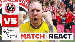 BLADES DOMINATE FEISTY AFFAIR | Sheff United 1-0 Derby County - Match React