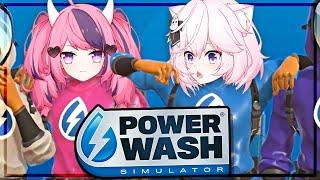 Nyanners & Ironmouse play Powerwash Simulator Co-op