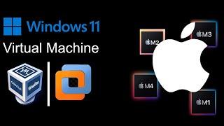 Installing WINDOWS 11 VIRTUAL MACHINES on MAC | VMWare and VirtualBox | VMs on MAC 2