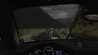 Assetto Corsa | Shader patch rain preview in L.A. Canyons