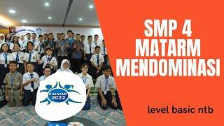 kihajar stem level basic  smp 4 mataram mendominasi 3 besar ntb