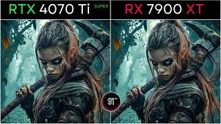 Graphics Card Face-Off: RTX 4070 Ti Super vs RX 7900 XT!