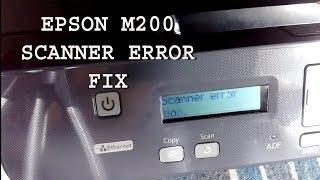 EPSON M200 SCANNER ERROR