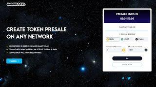 Create token presale for any network | BSC, Base, ETH  erc