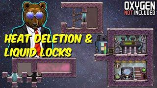 GERMAN ENGINEER explains ONI: HEAT DELETION and LIQUID LOCKS! Oxygen Not Included Spaced Out