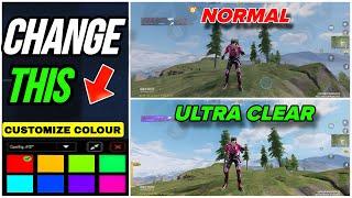 How to Get the Best GRAPHICS in CODM - Customize Colour in BR And MP(Now See your enemies easily)