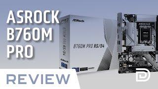 ASRock B760M Pro RS/D4 Motherboard Review