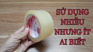 SỬ DỤNG BẰNG KEO TRONG NHƯNG ÍT AI BIẾT MẸO HAY NAY CÁCH GỠ BĂNG KEO DÍNH SÁT MÉP SIÊU DỄ DÀNG