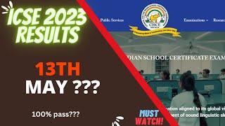 ICSE Results 2023 | ICSE Class 10 2023 confirmed results date 2023 | 100% pass??