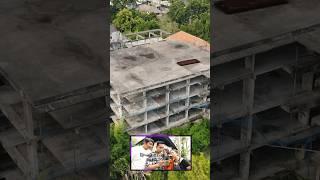 DRONE MENANGKAP GEDUNG TERBENGKALAI!! #elvinaandini #shorts