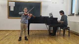 Pop Maria Ionela (9 years) - F. A. Drdla - Violin Concerto op. 225 A minor, Mov. I