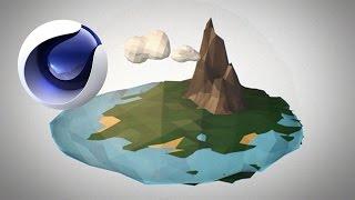 Cinema 4D: Low Poly World Tutorial Pt. 1