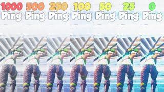 Maximum Edit Speed on 0 Ping vs 1000 Ping..