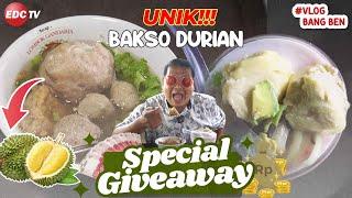 BAKSO DURIAN, BAKSO PALING UNIK DAN  RASANYA BIKIN PENASARAN- VLOG BANG BEN | EDC TV