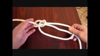 Беседочный узел. ПОДРОБНО. Bowline knot in detail