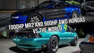 1000HP MR2 / 900HP AWD Integra / 750HP K Hatchback / 1000HP Foxbody / 1200HP TT 5.0 / Evo & Vettes