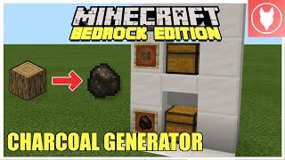 Minecraft Bedrock - 1.16 EASY CHARCOAL GENERATOR TUTORIAL (Xbox/PS4/MCPE/Windows 10/Switch)