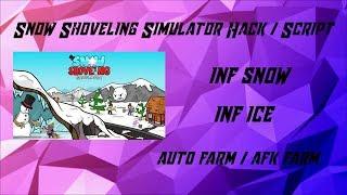 SNOW SHOVELING SIMULATOR HACK / SCRIPT | INF SNOW | INF ICE | AUTO FARM!!