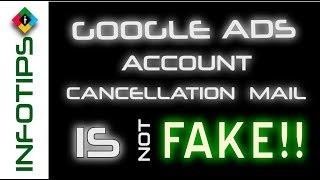 Your Google Ads account was cancelled due to no spend | Not a Fake Mail | IN ENGLISH