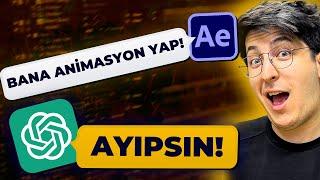 CHATGPT'ye ANİMASYON YAPTIRMAK!  (After Effects)