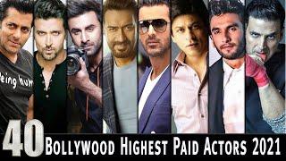 40 Highest Paid Bollywood Actor | Bollywood Actors Salary Per Film 2021 | Indian Star Per Movie Fees