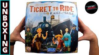 Unboxing // Ticket To Ride - Rails and Sails