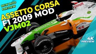 Assetto Corsa F1 2009 Mod VJM02 Preview