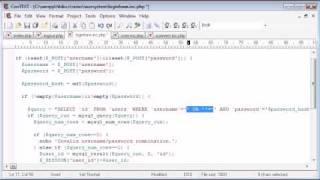 Beginner PHP Tutorial - 143 - Protecting the User Against SQL Injection