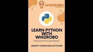 Identity Operator In Python || Python Programming