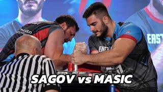 Rino Masic vs İbragim Sagov - East vs West15 Right Arm 115kg World Title Match