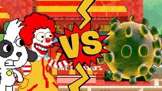 M.U.G.E.N Battles | Ronald McDonald/Doki vs Coronavirus