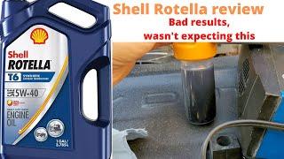 Rotella T6 oil Analysis, bad results at very low mileage. It should not be used in this engine