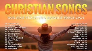 Top Christian Worship Songs - Non Stop Praise And Worship Songs 2024 - I Love You Lord (Lyrics)