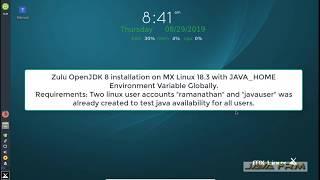 Zulu 8, How to install Zulu OpenJDK 8 on MX Linux 18 and set JAVA_HOME Environment Variable Globally