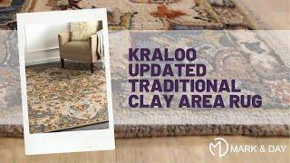 Kraloo Updated Traditional Clay Area Rug