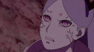 Momoshiki Uses His Byakugan To See Boruto's FATE & Mocks Naruto - Boruto Episode 64