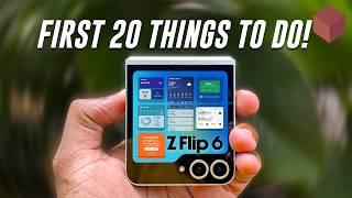 Galaxy Z Flip 6 - First 20 Things To Do ( Tips & Tricks )