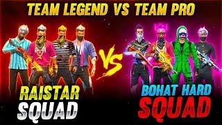 Raistar Squad VS Gullu Yt guild Squad Over Power Gameplay || Garena Free Fire || GyanGaming Guild