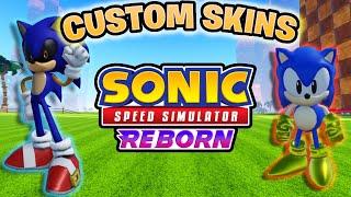 I Made *CUSTOM SKINS* For Sonic Speed Simulator!